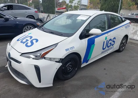 2019 Toyota Prius Xle из США, поврежденный, VIN JTDKARFU6K3082581